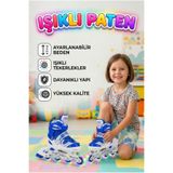 Tıfıl Toys Işıklı Silikon Tekerli Ayarlanabilir M 34-37 Bedenli Çocuk Pateni Spor Dış Mekan Oyuncağı