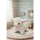 Tıfıl Toys Kuzu Peluş 35 Cm ; Sevimli Ve Konforlu Uyku Yastığı Ve Sarılma Arkadaşı Dekoratif Oyuncak