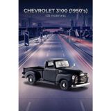 Tıfıl Toys Maisto Lisanslı 1950 Chevrolet 3100 Pickup Model Araç - 1:24 Ölçekli Metal Tasarım Siyah
