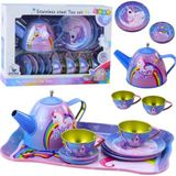 Tıfıl Toys Metal Oyuncak Unicorn Çay Saati Fincan Takımı Seti