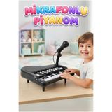 Tıfıl Toys Mikrofonlu 25 Tuşlu Çoklu Müzik Sesleri Çocuk Piyano ve Elektronik Org Eğitici Öğretici Oyuncak