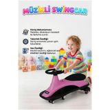 Tıfıl Toys Müzikli ve Işıklı Tekerlekli 1 Fonksiyonlu Pedalsız Eğitici Bin-Git Oyuncak Karınca Kaykay