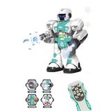 Tıfıl Toys Pilli Işıklı Sesli Full Fonksiyon Duman ve Su Balonu Atan Kumandalı Robot Oyuncak