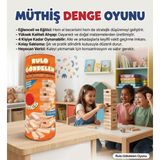 Tıfıl Toys Rulo Gökdelen! 54 Parça Ahşap Rulo Kutulu Eğitici ve Zeka Aile Denge Oyunu