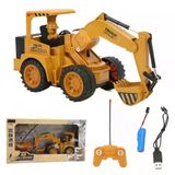 Tıfıl Toys Şarjlı Kumandalı Fonksiyonel Oyuncak Eksvatör Kepçe İş Makinası