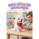 Tıfıl Toys Şarkı Söyleyen Arkadaşım Serisi Hareketli Tasmalı Yürüyen Ve Kuyruk Sallayan Oyuncak Köpek