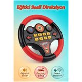 Tıfıl Toys Sesli Eğitici Görsel ve İşitsel Gelişim Destekleyici Sürüş Deneyimi Sunan 20 CM Oyuncak Direksiyon