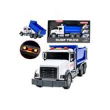 Tıfıl Toys Sesli Işıklı Pilli Damperli İş Makinası Oyuncak Harfiyat Kamyonu