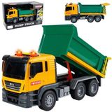 Tıfıl Toys Sesli Işıklı Pilli Damperli Oyuncak Harfiyat Kamyonu
