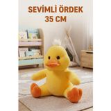 Tıfıl Toys Sevimli Ördek Peluş 35 Cm; Sevimli Ve Konforlu Uyku Yastığı Ve Sarılma Arkadaşı Dekoratif Oyuncak