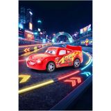 Tıfıl Toys Şimşek McQueen Metal Yarış Arabası – 12 cm Boyutunda Eğlenceli Koleksiyonluk Araba