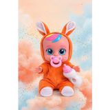 Tıfıl Toys Turuncu Kostümlü Ağlayan Ve Konuşan Et Bebek Emzikli ve Biberonlu İnteraktif Oyuncak Bebek