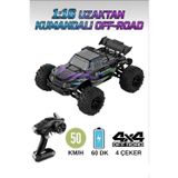 Tıfıl Toys Uzaktan Kumandalı 10 Fonksiyonlu LED Işıklı Şarjlı 1:16 Ölçekli 2.4Ghz 50km/h Off-Road Oyuncak Araba