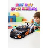Tıfıl Toys Uzaktan Kumandalı 5 Fonksiyonlu 1:10 Ölçekli Dev 2.4GHz Kauçuk Lastikli Büyük Oyuncak Yarış Arabası TURUNCU
