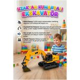 Tıfıl Toys Uzaktan Kumandalı Full Fonksiyon Hareketli Excavator 2.4ghz Iş Makinesi Ekskavatör