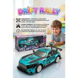 Tıfıl Toys Uzaktan Kumandalı Işıklı 7 Fonksiyonlu 1:14 4 Çeker 10 Km/s Hızlı 4 Yedek Lastikli Oyuncak Drift Arabası TURKUAZ