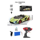 Tıfıl Toys Uzaktan Kumandalı Şarjlı Işıklı Full Fonksiyon Lamborghini Sian Radstar Oyuncak Araba YEŞİL