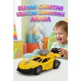 Tıfıl Toys Uzaktan Kumandalı Yarış Arabası 1:18 Ölçek Şarjlı Işıklı Sesli ve Duman Çıkaran Oyunca Araba SARI