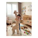 Tıfıl Toys Zürafa Peluş Oyuncak Oyun Arkadaşım Yastık 100 Cm Kahverengi