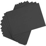 Tifoys ( 36 Adet ) Siyah Renkli Mukavva 35X50 cm Sert Renkli Karton 1.0mm Okul Öncesi Anasınıfı Kreş