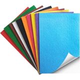 Tifoys 50X70 Yapışkanlı Keçe Tabaka 10'lu Paket 1.5 mm - Karışık