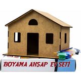 Tifoys Ahşap Klasik Ev Boyama Seti , Ahşap Ev Boyama Seti - Karışık