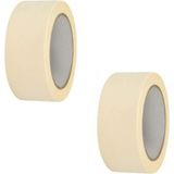 Tify 2 Adet Maskeleme Bandı Boya Bandı 48MM x 25M Kağıt Bant - Çok Renkli