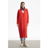 Tığ Triko TERS DİKİŞ DETAYLI RAYON HIRKA KIRMIZI