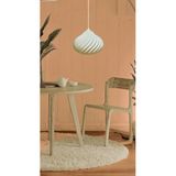 Tigea Accessories Pumpkın Tekli Sarkıt Avize Yatak Odası / Oturma Odası / Salon / Mutfak(Plastik) - 1 - Beyaz - Siyah