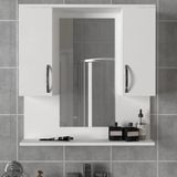 Tiger Aynalı Banyo Etajer Beyaz