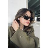 Tiger Kaplanlı Güneş Gözlüğü Geometrik Yeni Sezon Popüler Kadin Gözlük / Ren Eyewear - Siyah