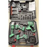 TİGER KİNG PRO TİGER KİNG 4'Lü Set ( Somun Sıkma + Şarjlı Hilti + Şarjlı Spral + Çelik Mandrenli Kömürsüz Matkap)