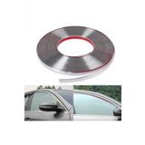 Tiger Marketing 18 Mm 3D Dekoratif Krom Nikelaj Serit Cita Panjur Kalin Serit 10 Metre
