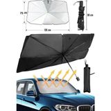 Tiger Marketing Araba Ön Cam Güneşlik Katlanabilir Güneşlik Şemsiye Ön Cam Gölgelik Büyük Boy 75 cm x 135 cm