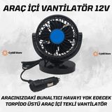 Tiger Marketing Tekli Vantilatör Torpido Üstü 12 Volt