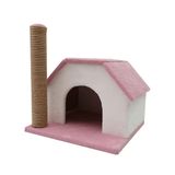 Tiger Pets Tek Katlı Kedi Oyun Evi ve Tırmalama Tahtası