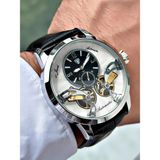 Tiger TI-598D Tıger Otomatik Çelik Erkek Saati - Çelik - Gri
