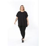 tıgersıze KADIN BÜYÜK BEDEN OVERSIZE MODEL BASKISIZ ESNEK LİKRALI YUMUŞAK KUMAŞ VİSKON BLUZ