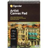 Tigertint Artist Canvas Pad A5 10 Yaprak %100 Pamuklu Medium Grain Dokulu Tuval Defter
