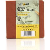 Tigertint Sert Kapak Eskiz Defteri 140 g 12x12 cm 80 Yaprak Taba 100140129