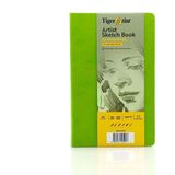 Tigertint Sert Kapak Eskiz Defteri 140 G A5 80 Yaprak Fıstık Yeşili 100140508
