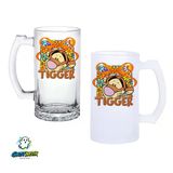 Tigger Kulplu Bira Bardağı Buzlu Veya Şeffaf Seçenekli 0360