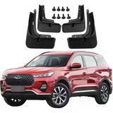 Tiggo 7 Pro Uyumlu Paçalık Tozluk Çamurluk Ön Arka Takım Siyah