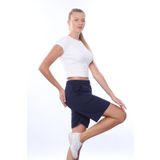 Tight Lady X Serüven %100 Pamuk kadın Lacivert 2 iplik cepli şort