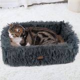 TIGOADT Kedi Scratcher Yatağı,Çıkarılabilir Kartonlu Kedi Scratcher Kutusu,Oluklu Mukavva Dikdörtgen Kedi Kazıma Salonu,Mobilya Koruması için Büyük Kedi Kazıma Pedi (Koyu Gri)
