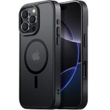 Tigowos iPhone 16 Pro için Güçlü Manyetik Kılıf MagSafe 16 FT Düşmeye Dayanıklı Mat Cilt Hisseden Arka Kapak Darbeye Dayanıklı İnce Fit iPhone 16 Pro Telefon Kılıfı 6,3 inç, Siyah Titanyum