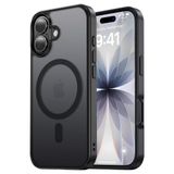 Tigowos iPhone 17 için Manyetik Kılıf MagSafe 16 FT Düşmeye Dayanıklı Mat Cilt Hissetme Arka Kapak Darbeye Dayanıklı İnce Fit iPhone 17 Telefon Kılıfları 6,3 inç, Siyah