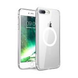 Tigowos iPhone 8 Plus için Manyetik Telefon Kılıfı MagSafe Kablosuz Şarjlı Darbeye Dayanıklı Koruyucu Kılıf iPhone 8 Plus (5,5 inç), Şeffaf