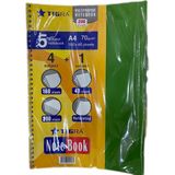 Tigra 4+1 Bölmeli Defter Yeşil