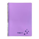 Tigra P.P Kapak 96 Yaprak A4 Kareli Td 096 Pembe Spiralli Defter